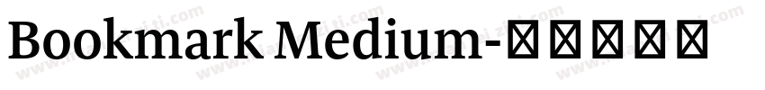 Bookmark Medium字体转换